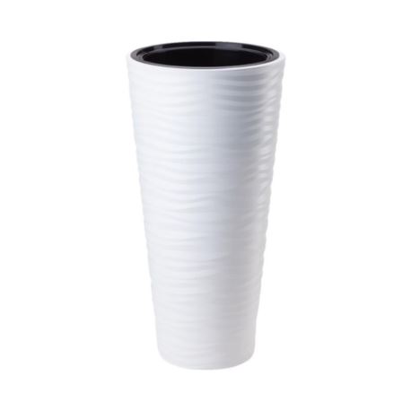 Doniczka Sahara Slim 30 biała