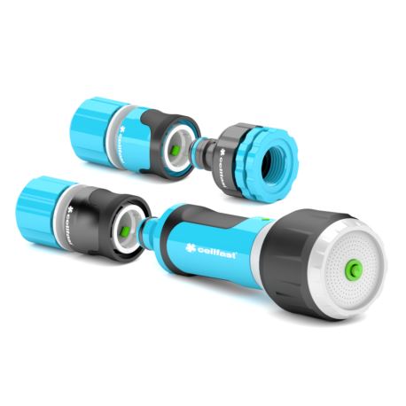 Cellfast- zestaw z dyszą wielofunk 3/4"
