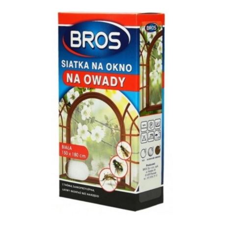 Bros- Moskitiera 130*150 biała