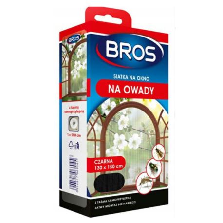 Bros- Moskitiera 130*150 czarna