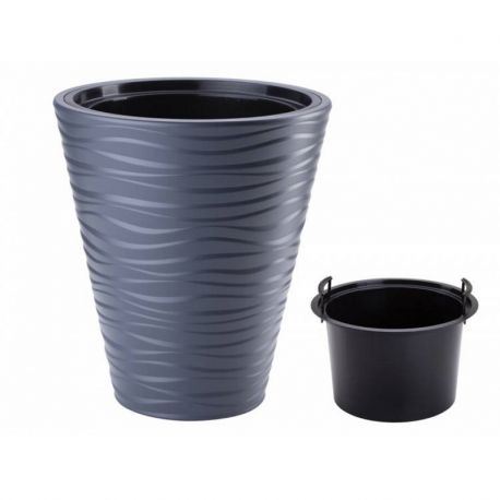 Doniczka Sahara 30 antracyt