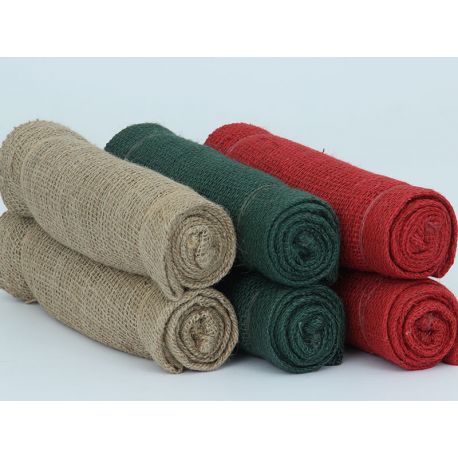 Kaptur z juty 200g 80x60 zielony