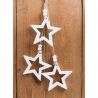 Zawieszki dekoracyjne gwiazdki 3 szt.