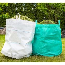 Worek na odpady okrągły zielony