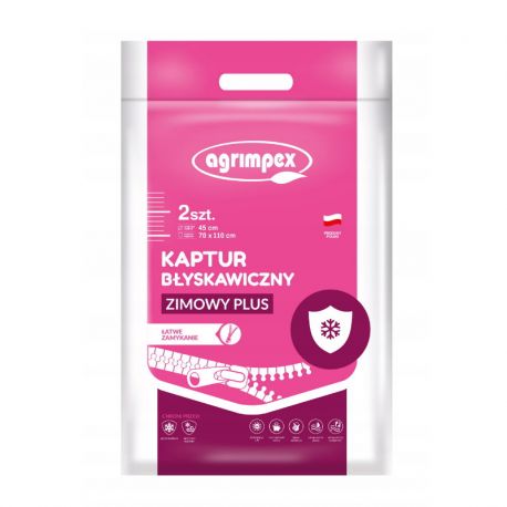 Kaptur błyskawiczny 0,7x110cm 2 szt