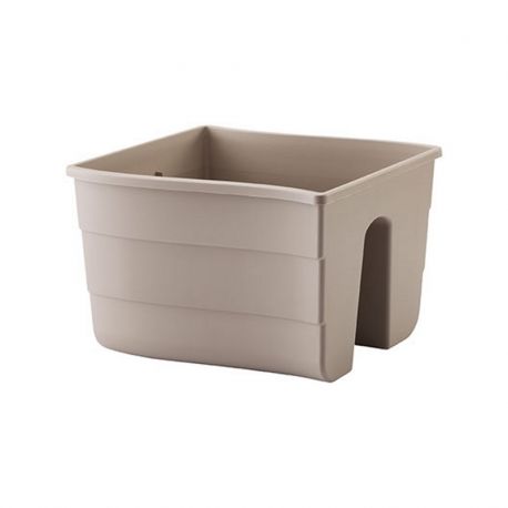 Donica C-fala 30 balustradowa szaro-beż