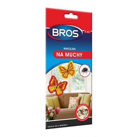 Bros- Naklejka na Muchy 2szt.