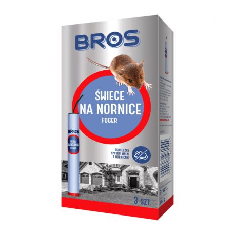 Bros- Świece na nornice 3szt