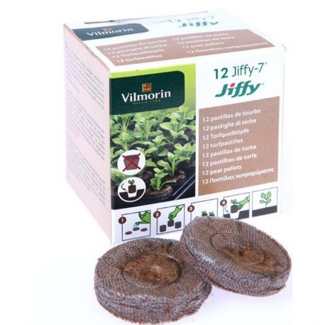 Krążki torfowe 12 szt./opak. Vilmorin Jiffy