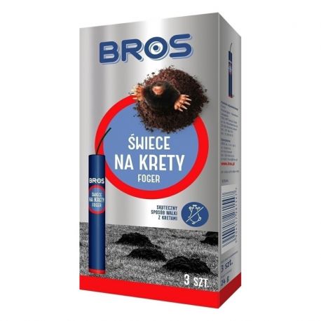 Bros- Świece na krety 3szt.