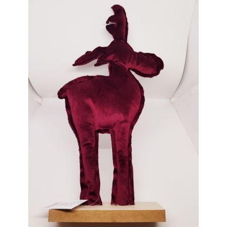 Renifer pluszowy bordo