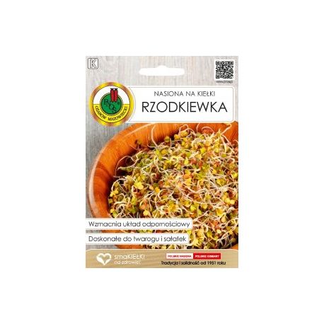 Rzodkiewka na kiełki 20g pnos