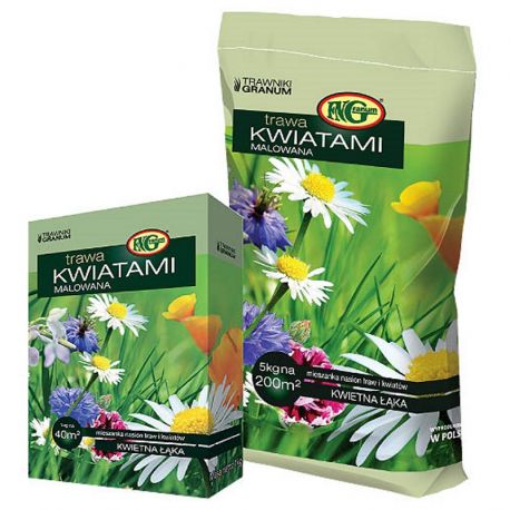 Fng- trawa kwiatami malowana 5kg