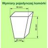 Paletka rozsadowa 38*38*45/84 kwadrat