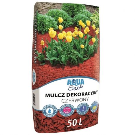 Zrębki drzewne czerwony 50l hollas