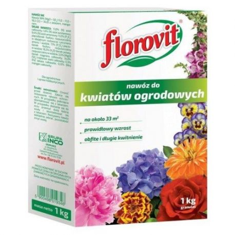 Florovit- Kwiaty ogrodowe 1kg kartonik