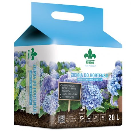 Kronen ziemia do hortensji nieb. i fiol. 20l