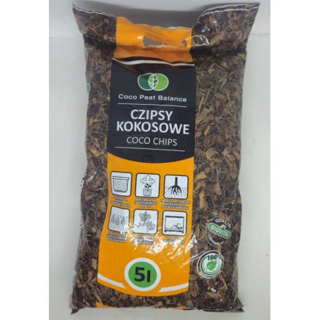 Czipsy kokosowe coco chips 5l Biovita
